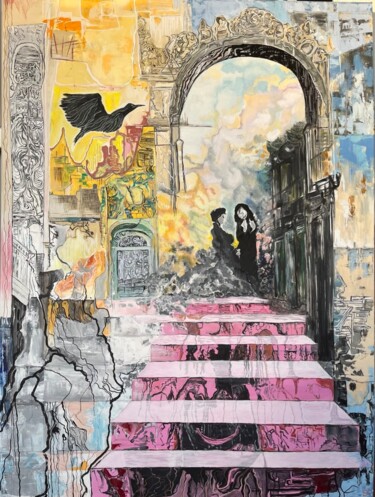 "Steps of Revelation" başlıklı Tablo Fatima Erkenova tarafından, Orijinal sanat, Petrol
