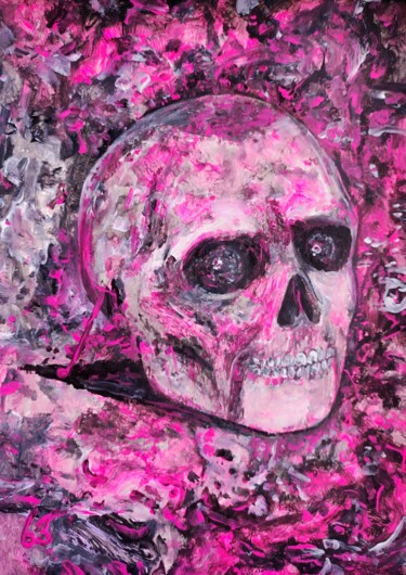 Pittura intitolato "Das Man being ontol…" da Milto Sideris, Opera d'arte originale, Acrilico