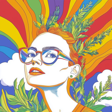 Digital Arts titled "lgbt+-2" by Virginie Gérôme, Original Artwork, AI generated image