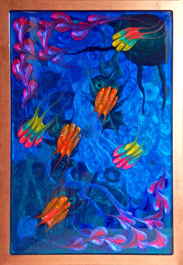 Painting titled "Childhood Fears. As…" by Andrey Berlogov, Original Artwork, Resin