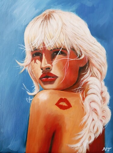 Pintura intitulada "Sunlit Beauty – Rea…" por Nata Tiunova, Obras de arte originais, Óleo