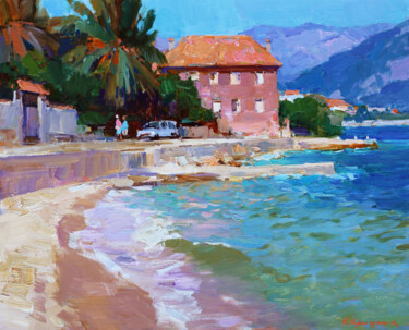 Painting titled "Fresh Summer Morning" by Aleksander Kryushyn, Original Artwork, Oil