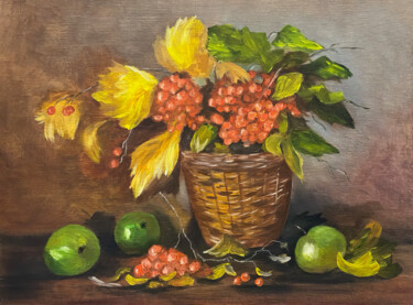 Painting titled "sunlit kitchen with…" by Mariya Zhakupova, Original Artwork, Acrylic