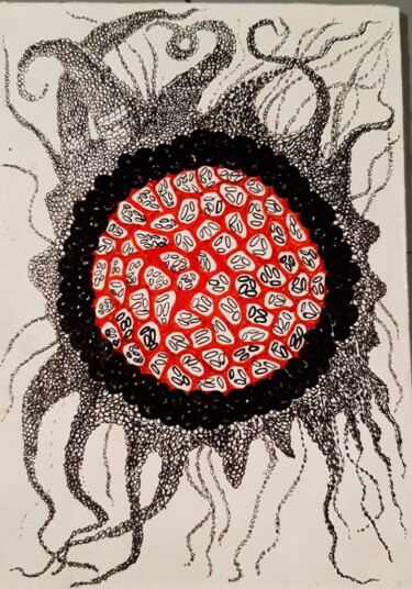 Картина под названием "Ego (Nafs)" - Anna Bogdasarova, Подлинное произведение искусства, Акрил