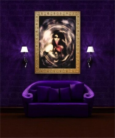 Painting titled "Vampires / Material…" by Daniel Bosch, Original Artwork, Watercolor