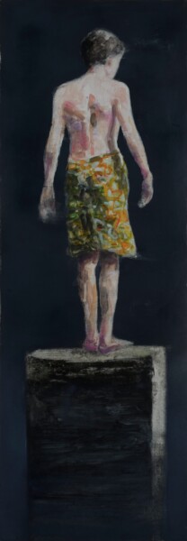 Peinture intitulée "Growing up 3" par Wilfrid Moizan, Œuvre d'art originale, Huile