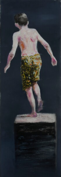 Peinture intitulée "Growing up 1" par Wilfrid Moizan, Œuvre d'art originale, Huile