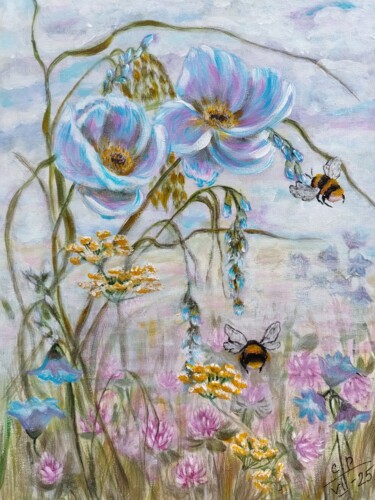 "floral fantasies in…" başlıklı Tablo Svetlana Rytkina tarafından, Orijinal sanat, Akrilik