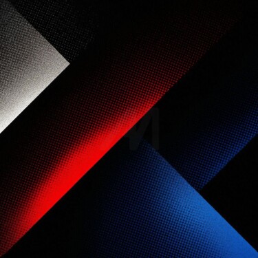 Digital Arts titled "GEOMETRIC-KOLORS 065" by Karavix, Original Artwork, AI generated image