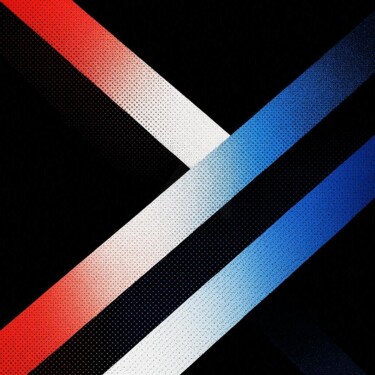 Digital Arts titled "GEOMETRIC-KOLORS 070" by Karavix, Original Artwork, AI generated image