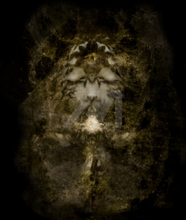 Фотография под названием "Annonciation" - Françoise Stéfanski, Подлинное произведение искусства, Цифровая живопись