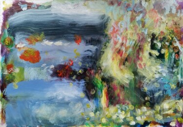 Painting titled "Like the wind." by David Parrott, Original Artwork, Oil