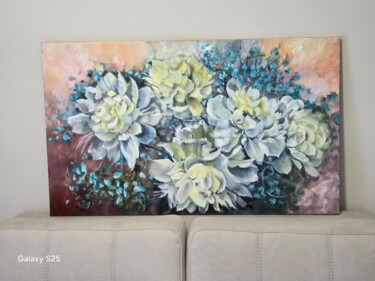 "Original Oil Peonie…" başlıklı Tablo Svitlana Kalaidzhi tarafından, Orijinal sanat, Petrol