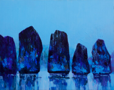 Pintura intitulada "Early Morning story" por Khanh The Bui, Obras de arte originais, Acrílico Montado em Painel de madeira