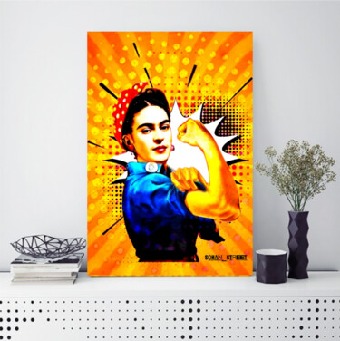 Digital Arts με τίτλο "FRIDA KHALO Pop Art…" από Sohan_street, Αυθεντικά έργα τέχνης, Ψηφιακή ζωγραφική Τοποθετήθηκε στο Αλο…