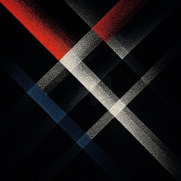 Grafika cyfrowa / sztuka generowana cyfrowo zatytułowany „GEOMETRIC-KOLORS 071” autorstwa Karavix, Oryginalna praca, Obraz g…