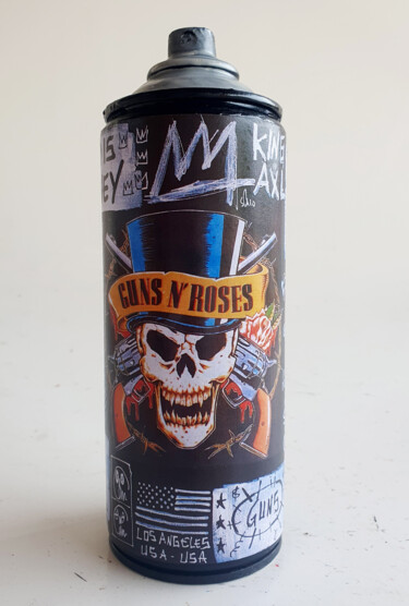 Sculpture titled "SPACO  Bombe Guns n…" by Spaco, Original Artwork, Acrylic