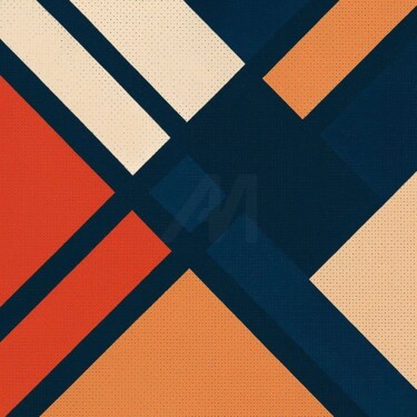 Grafika cyfrowa / sztuka generowana cyfrowo zatytułowany „GEOMETRIC-KOLORS 081” autorstwa Karavix, Oryginalna praca, Obraz g…