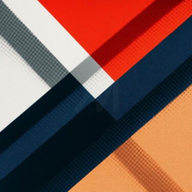 Grafika cyfrowa / sztuka generowana cyfrowo zatytułowany „GEOMETRIC-KOLORS 084” autorstwa Karavix, Oryginalna praca, Obraz g…