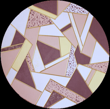 "Warm Morning Coffee" başlıklı Tablo Nadezda Dick (Line Art Mood) tarafından, Orijinal sanat, Akrilik Ahşap panel üzerine mo…