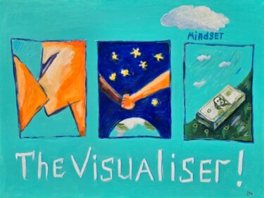 "Visualizer. Love. P…" başlıklı Tablo Irene Lak tarafından, Orijinal sanat, Akrilik