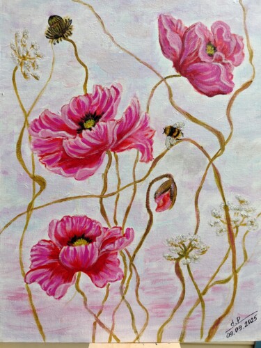 Peinture intitulée "Floral fantasies. P…" par Svetlana Rytkina, Œuvre d'art originale, Acrylique