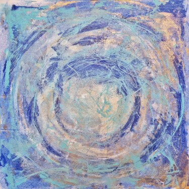 Painting titled "Ouroboros" by Anna Gorlight, Original Artwork, Acrylic Mounted on Wood Stretcher frame