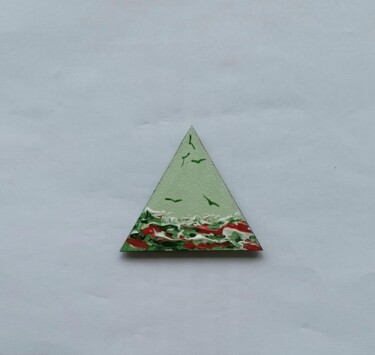 Peinture intitulée "Magnet pyramide lag…" par Jean-Claude Sylvain, Œuvre d'art originale, Acrylique