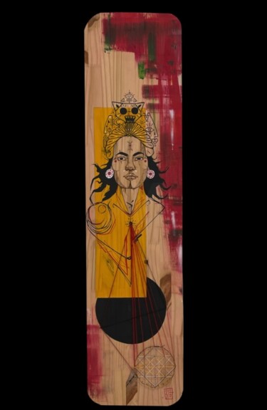 "La tisseuse" başlıklı Tablo Stephanie Castagna-Arnaud tarafından, Orijinal sanat, Akrilik