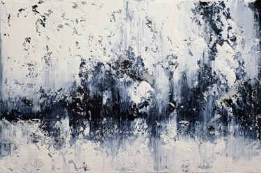 Malarstwo zatytułowany „Abstract 2557” autorstwa Alex Senchenko, Oryginalna praca, Akryl Zamontowany na Drewniana rama noszy