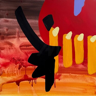 "Laisse Moi !" başlıklı Tablo Antoine Alran tarafından, Orijinal sanat, Akrilik Ahşap Sedye çerçevesi üzerine monte edilmiş