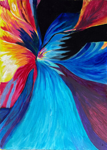 "lossom of Fire and…" başlıklı Tablo Angelica Fom tarafından, Orijinal sanat, Akrilik