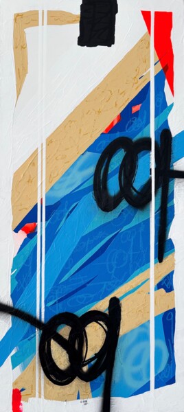 Painting titled "Lines of Destiny" by Esteban Vera (EVera), Original Artwork, Acrylic