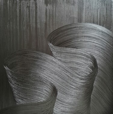 "tableau, peinture c…" başlıklı Tablo Steivan Loundou tarafından, Orijinal sanat, Petrol Ahşap Sedye çerçevesi üzerine monte…