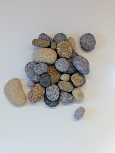 sculpture murale galets