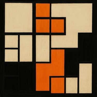 Digital Arts titled "GEOMETRIC-TETRAS 015" by Karavix, Original Artwork, AI generated image