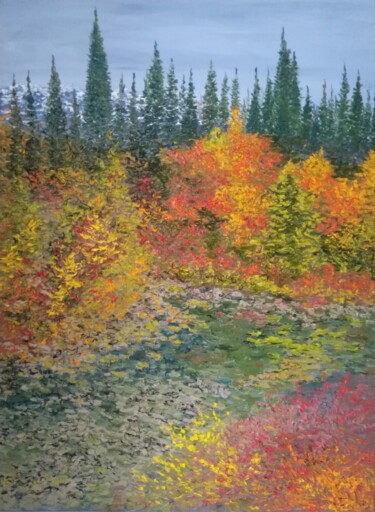 Pintura titulada "Mysterious land" por Stanislav Gurinovich, Obra de arte original, Oleo