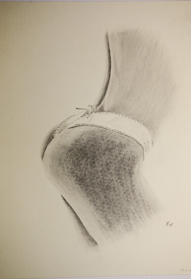 "Lingerie fine N°1" başlıklı Resim Eric Delaite tarafından, Orijinal sanat, Grafit