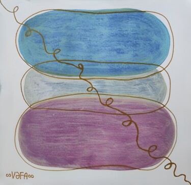 Painting titled "Zen Minimalism. Pas…" by Vafa Majidli, Original Artwork, Acrylic