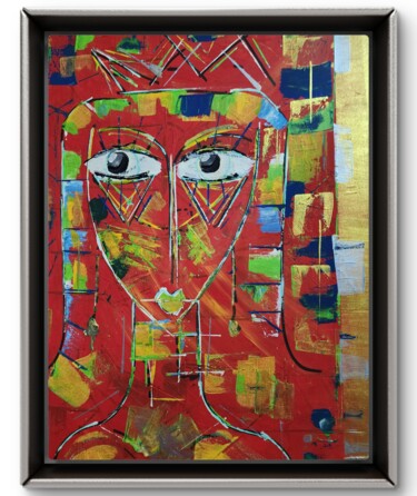 Peinture intitulée "Espirales de Miradas" par Alessandro Deshon, Œuvre d'art originale, Acrylique Monté sur Châssis en bois