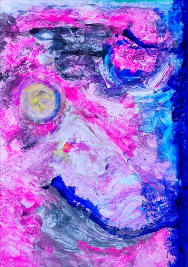 Painting titled "Intimate Ivynnabstr…" by Milto Sideris, Original Artwork, Acrylic