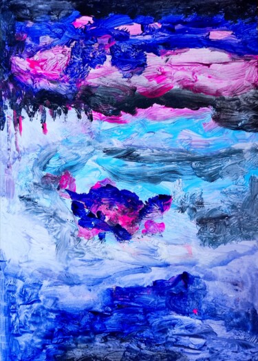 Painting titled "Intimate Ivynnabstr…" by Milto Sideris, Original Artwork, Acrylic