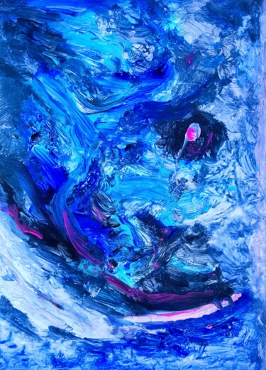 Painting titled "Intimate Ivynnabstr…" by Milto Sideris, Original Artwork, Acrylic