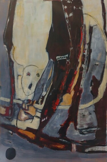 绘画 标题为“Sionistes, capitali…” 由Monique Morellec, 原创艺术品, 丙烯