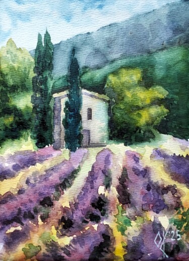 Gentle lavender field