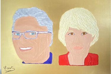 Pintura titulada "Stabilité et équili…" por Coco Sicart, Obra de arte original, Oleo