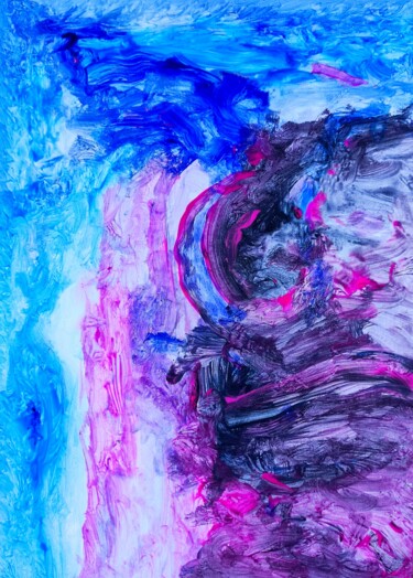 Painting titled "Intimate Ivynnabstr…" by Milto Sideris, Original Artwork, Acrylic