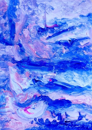 Painting titled "Intimate Ivynnabstr…" by Milto Sideris, Original Artwork, Acrylic