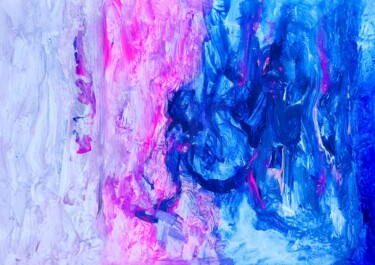 Painting titled "Intimate Ivynnabstr…" by Milto Sideris, Original Artwork, Acrylic