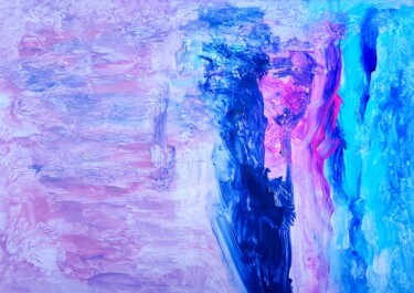 Painting titled "Intimate Ivynnabstr…" by Milto Sideris, Original Artwork, Acrylic